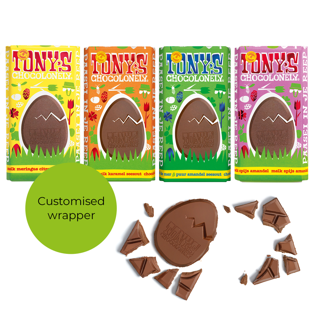 Tony's Chocolonely Easter bar